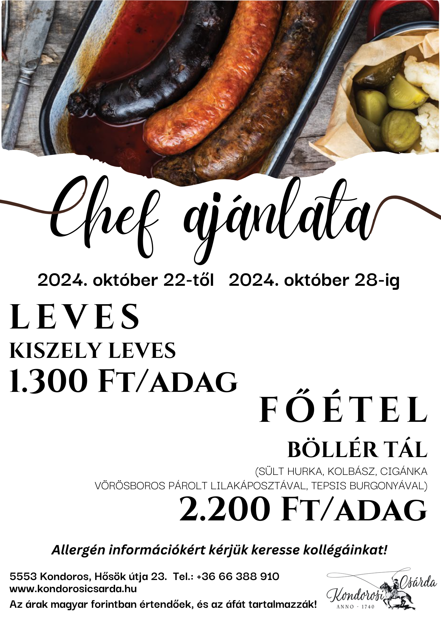 Chef ajánlata - 24. heti